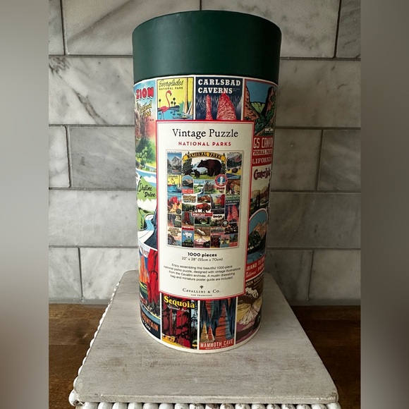 Cavallini & Co. National Parks Vintage Puzzle (Brand New) - Picture 2 of 5